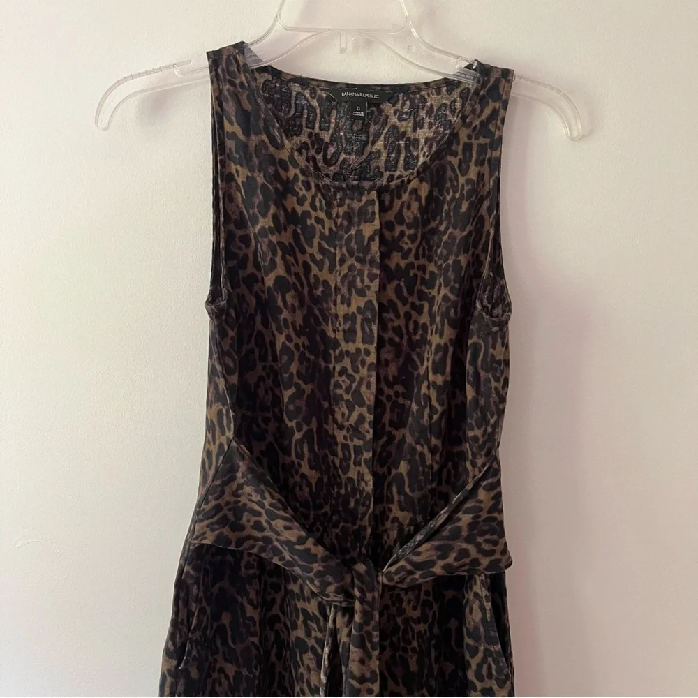 Banana Republic Linen Blend Jumpsuit 0
